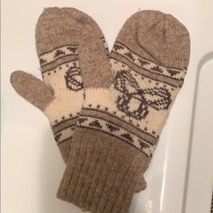wool TNA mittens